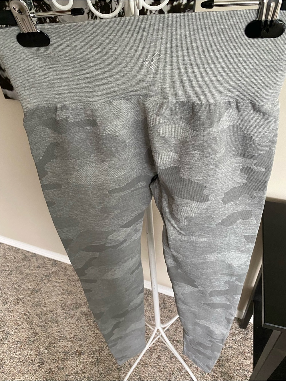 Jed North Gray Camo High-Waist Leggings~ thicker version